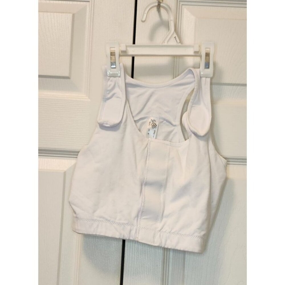 American Breast Care ABC White 119 Velcro Front Compression Mastectomy Bra M